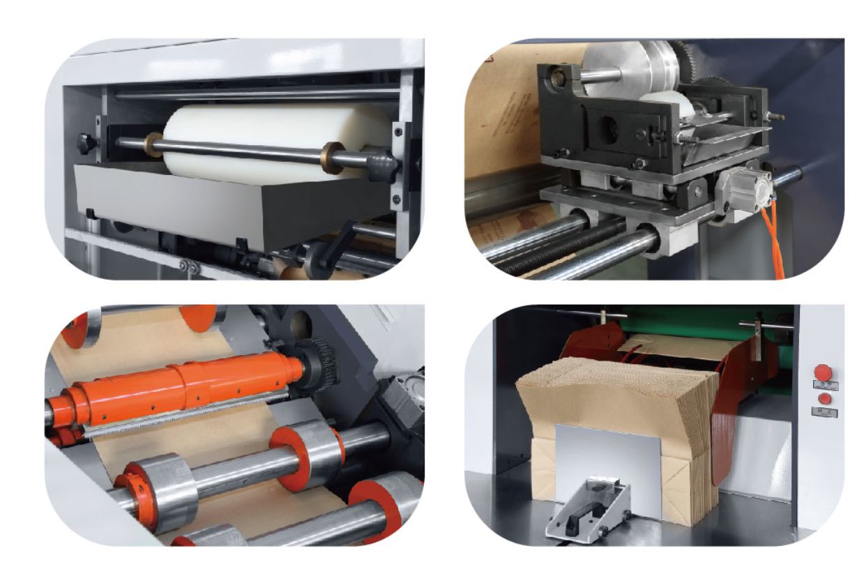 Sacchetto di carta che fa macchina