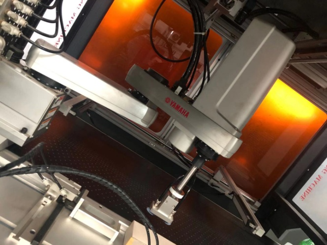 Posizionamento della scatola Machine