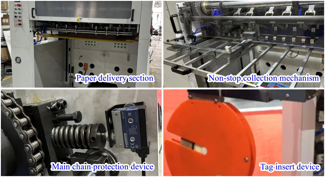Macchina per fustellamento e piegatura automatica