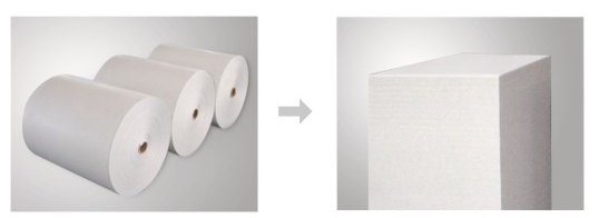 Foglio di carta rotolo