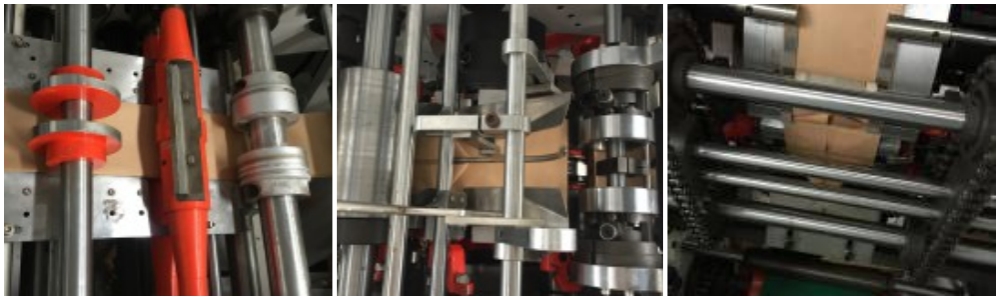 Macchina per la produzione automatica del sacchetto di carta inferiore quadrata