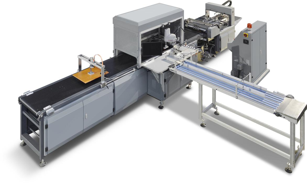 Posizionamento della scatola Machine