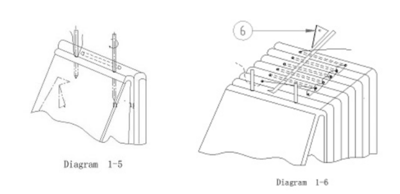 Macchina da cucire del libro del filo
