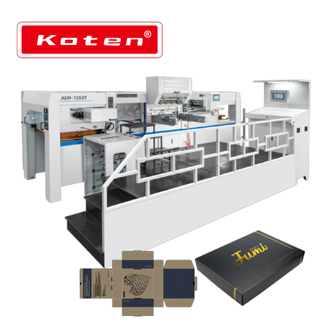 Stamping a caldo automatico e macchina per fustellamento AEM-1050T