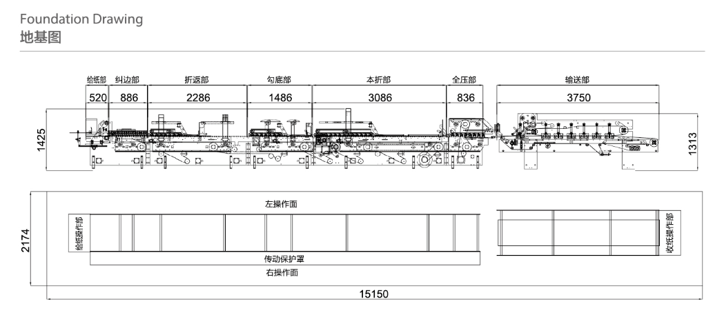 Macchina del gluer della cartella della scatola di cartone