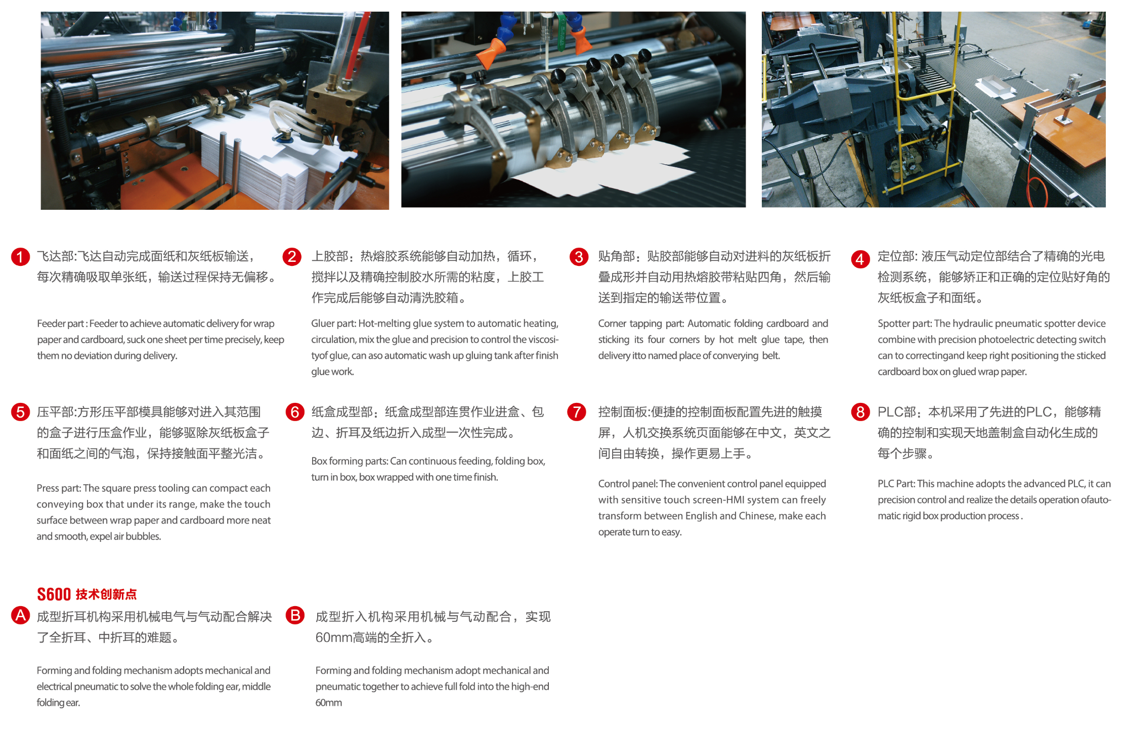 Macchina in scatola rigida